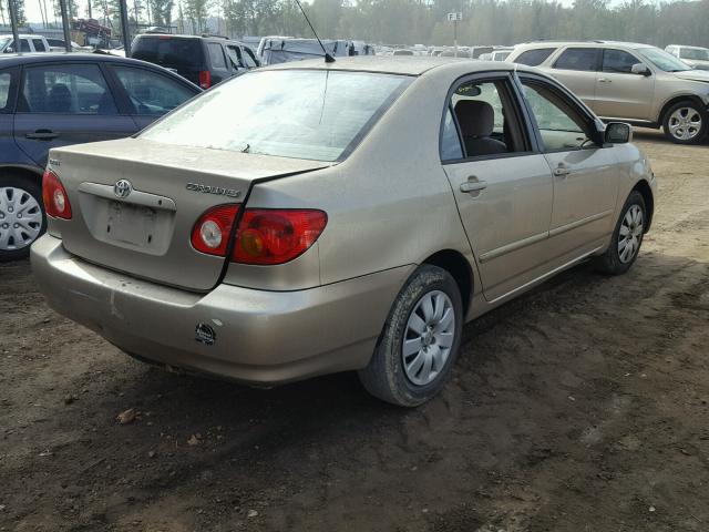 1NXBR32E54Z251910 - 2004 TOYOTA COROLLA GOLD photo 4