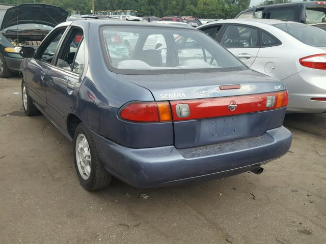 3N1AB41D3XL107213 - 1999 NISSAN SENTRA BAS BLUE photo 3