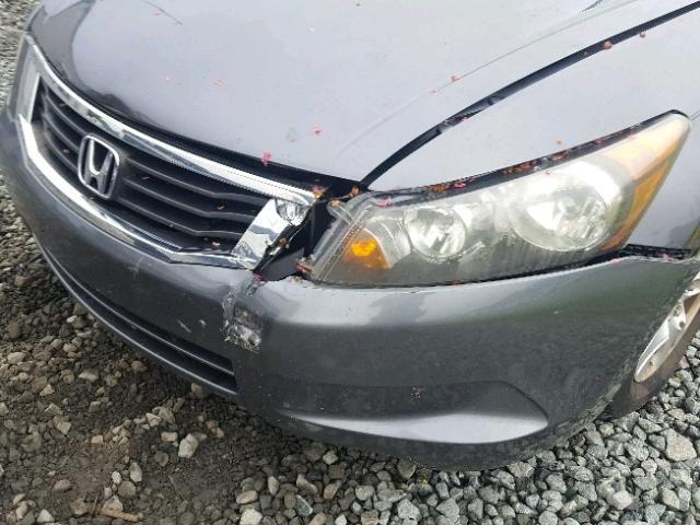 1HGCP26408A103330 - 2008 HONDA ACCORD LXP GRAY photo 9