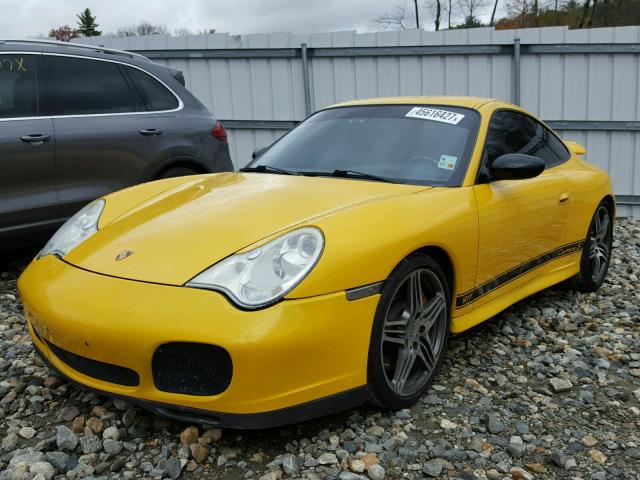 WP0AA29963S622982 - 2003 PORSCHE 911 YELLOW photo 2