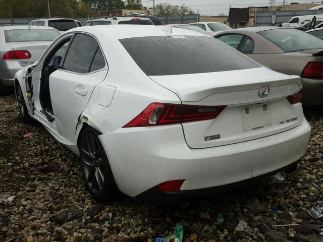 JTHCE1D23F5006661 - 2015 LEXUS IS 350 WHITE photo 3