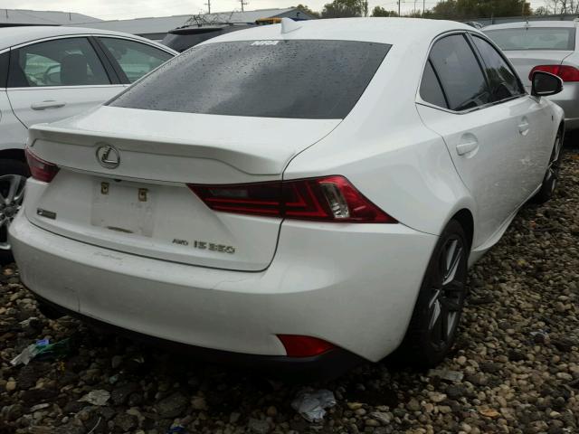 JTHCE1D23F5006661 - 2015 LEXUS IS 350 WHITE photo 4