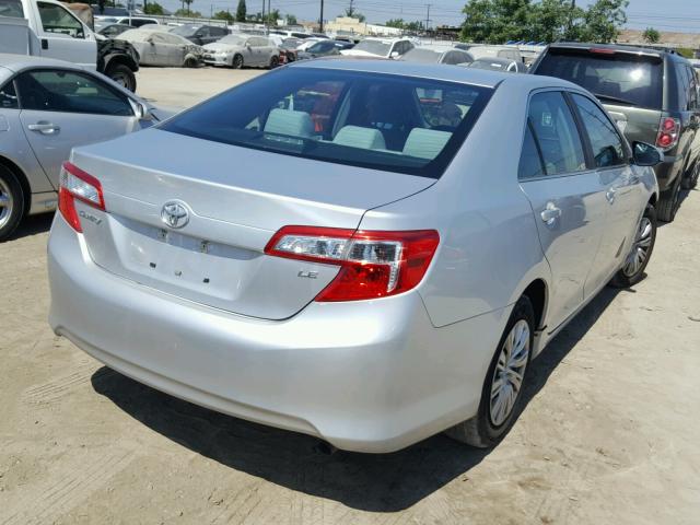 4T1BF1FK6DU241173 - 2013 TOYOTA CAMRY L 银色 照片 4