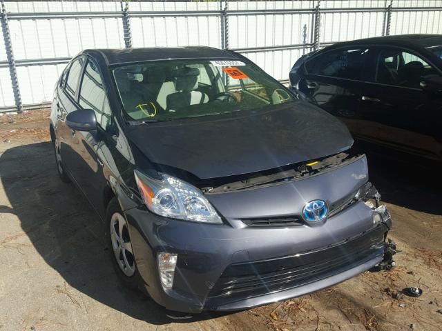 JTDKN3DU9C1533973 - 2012 TOYOTA PRIUS GRAY photo 1