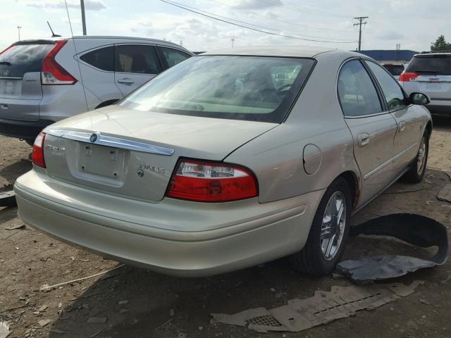 1MEFM55S04G602236 - 2004 MERCURY SABLE LS P BEIGE photo 4