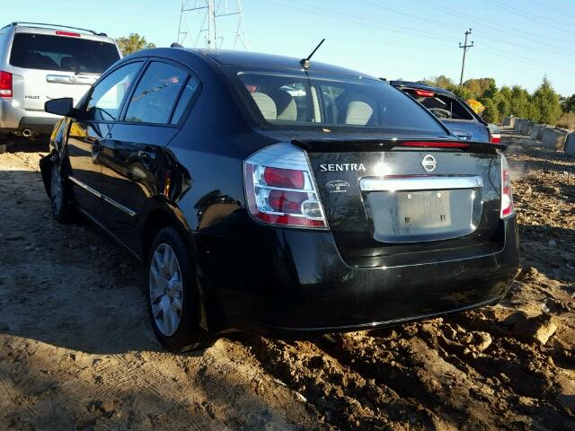 3N1AB6AP0CL775535 - 2012 NISSAN SENTRA 2.0 BLACK photo 3