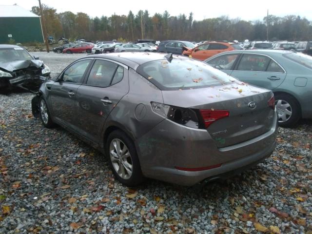 5XXGN4A77DG143860 - 2013 KIA OPTIMA EX SILVER photo 3