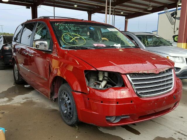 2A8HR64X48R117397 - 2008 CHRYSLER TOWN & COU RED photo 1