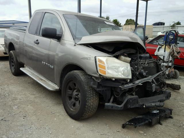 1N6AA06A76N507942 - 2006 NISSAN TITAN XE GOLD photo 1