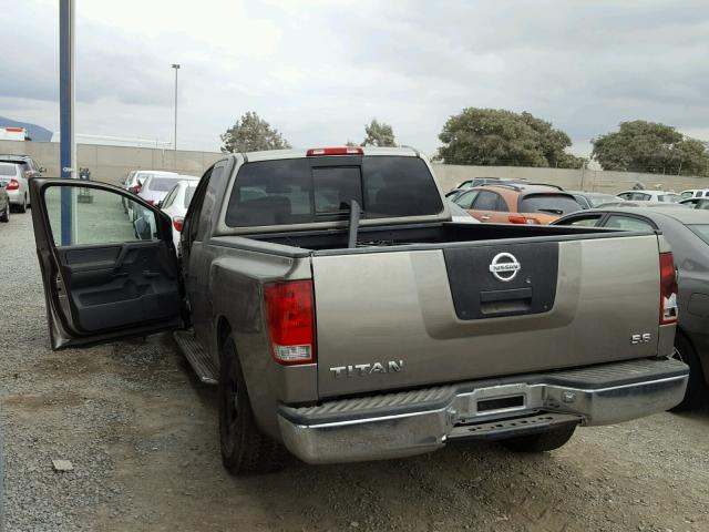 1N6AA06A76N507942 - 2006 NISSAN TITAN XE GOLD photo 3