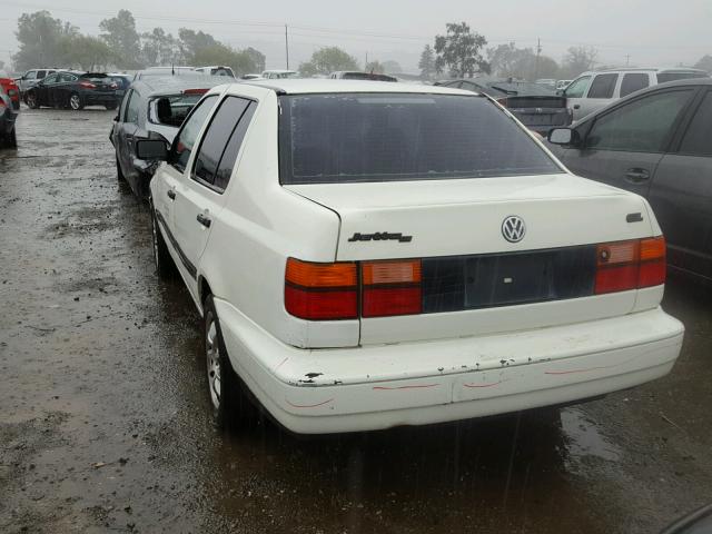 3VWRR21H0PM038362 - 1993 VOLKSWAGEN JETTA III WHITE photo 3