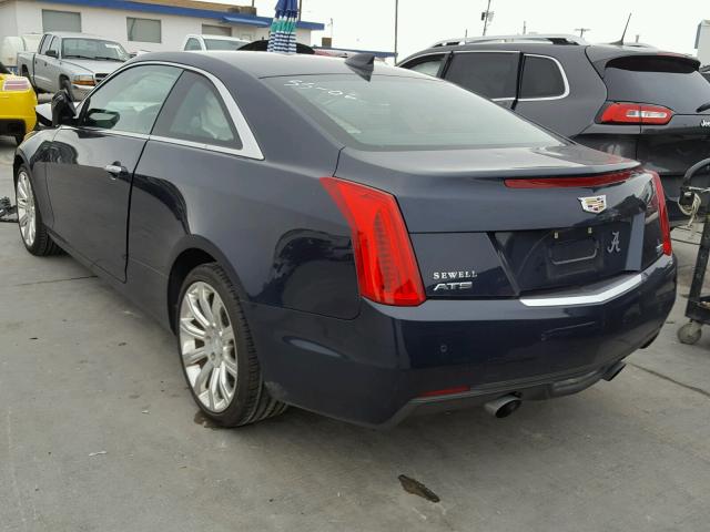 1G6AD1R32F0100124 - 2015 CADILLAC ATS PERFOR BLUE photo 3