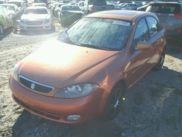 KL5JJ66Z45K168428 - 2005 SUZUKI RENO LX ORANGE photo 2