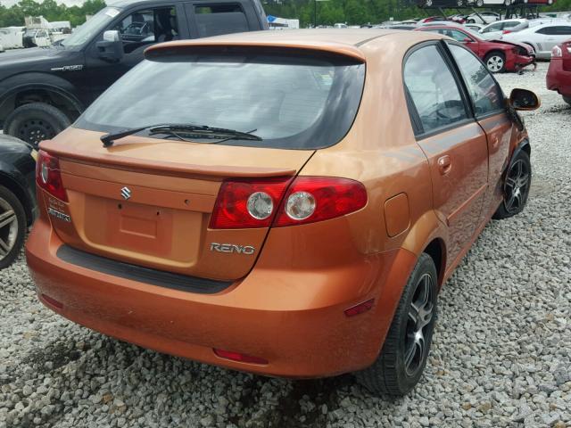 KL5JJ66Z45K168428 - 2005 SUZUKI RENO LX ORANGE photo 4