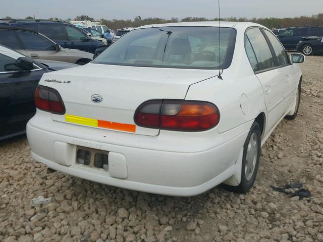 1G1NE52J0Y6193455 - 2000 CHEVROLET MALIBU LS WHITE photo 4