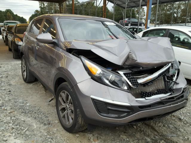 KNDPB3AC6E7635273 - 2014 KIA SPORTAGE B GRAY photo 1