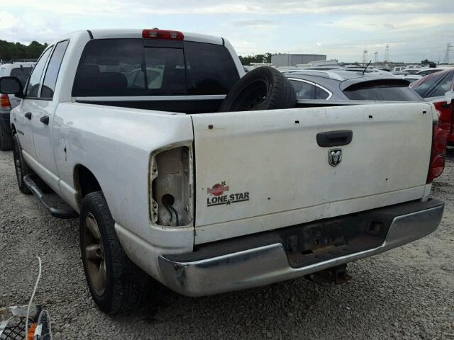 1D7HA18267J633897 - 2007 DODGE RAM 1500 S WHITE photo 3