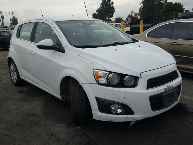 1G1JC6SH5C4143114 - 2012 CHEVROLET SONIC LT WHITE photo 1