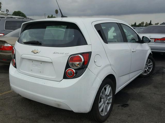 1G1JC6SH5C4143114 - 2012 CHEVROLET SONIC LT WHITE photo 4