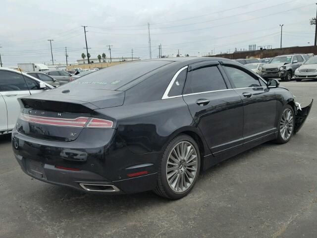 3LN6L2GK4DR814626 - 2013 LINCOLN MKZ BLACK photo 4