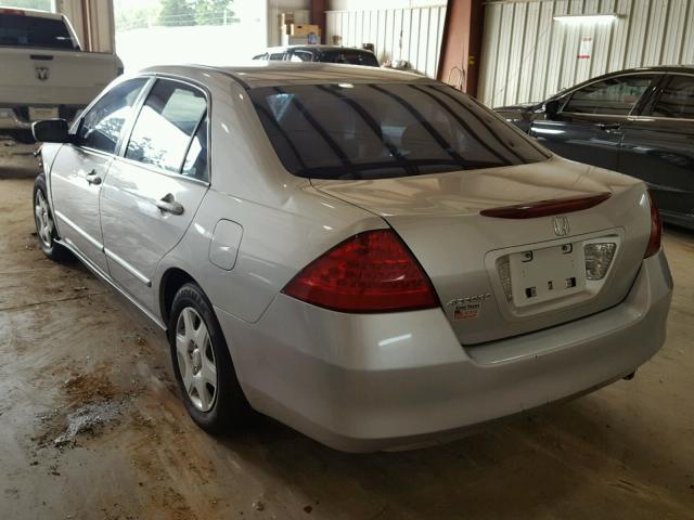 3HGCM56446G704801 - 2006 HONDA ACCORD LX SILVER photo 3