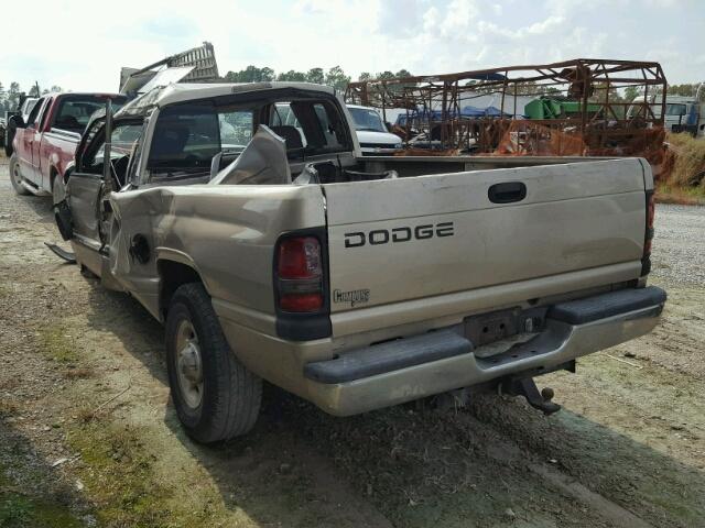 3B7KC23671G817961 - 2001 DODGE RAM 2500 BEIGE photo 3