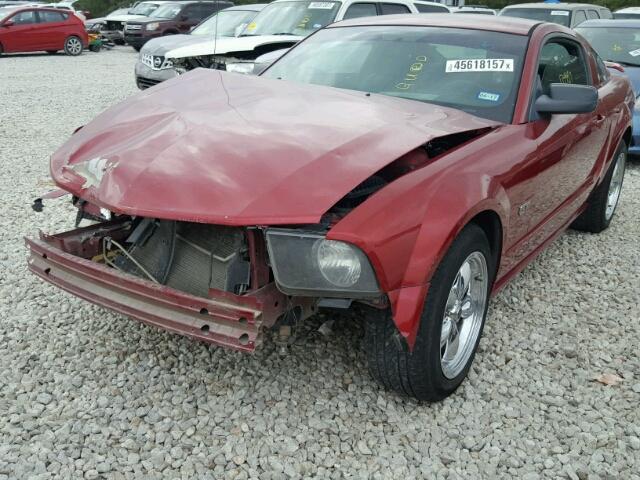 1ZVFT82H175286311 - 2007 FORD MUSTANG GT RED photo 2