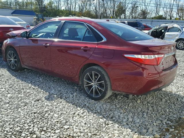 4T1BF1FK9GU593524 - 2016 TOYOTA CAMRY LE RED photo 3