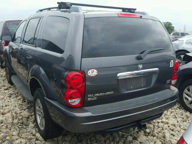 1D4HD48DX4F132856 - 2004 DODGE DURANGO GRAY photo 3