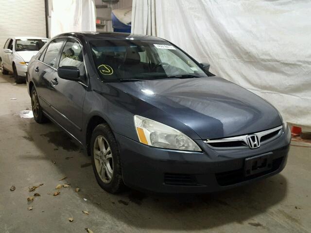 1HGCM56897A208072 - 2007 HONDA ACCORD EX GRAY photo 1