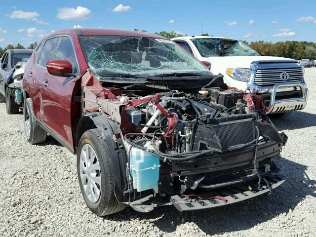 KNMAT2MT2FP577673 - 2015 NISSAN ROGUE S RED photo 1