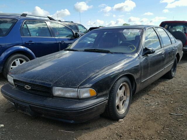 1G1BL52P5SR180736 - 1995 CHEVROLET CAPRICE / BLACK photo 2