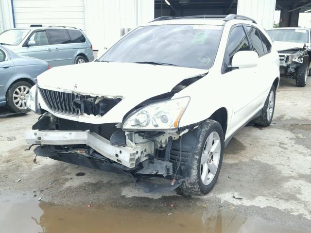 2T2GK31U47C024325 - 2007 LEXUS RX 350 WHITE photo 2