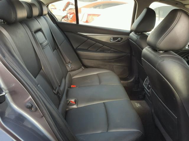 JN1BV7AR9EM692312 - 2014 INFINITI Q50 BASE Сірий фото 6