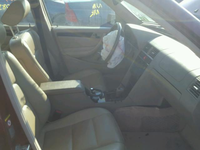 WDBHA24G6YA845829 - 2000 MERCEDES-BENZ C BURGUNDY photo 5