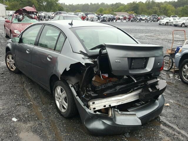 1G8AJ55F57Z202330 - 2007 SATURN ION LEVEL GRAY photo 3
