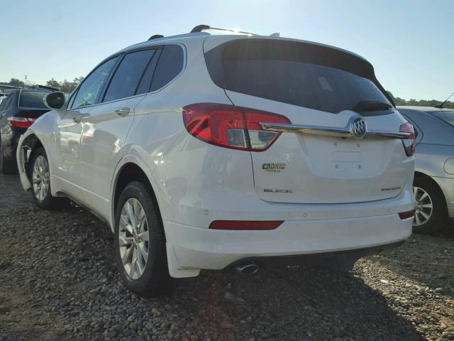 LRBFXBSA7HD037430 - 2017 BUICK ENVISION WHITE photo 3