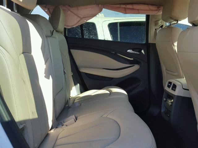 LRBFXBSA7HD037430 - 2017 BUICK ENVISION WHITE photo 6