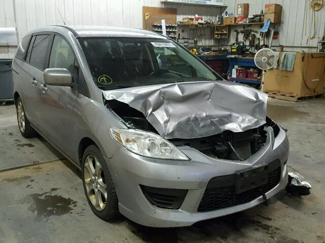 JM1CR2W36A0369043 - 2010 MAZDA 5 SILVER photo 1