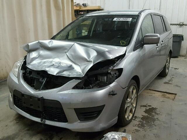 JM1CR2W36A0369043 - 2010 MAZDA 5 SILVER photo 2