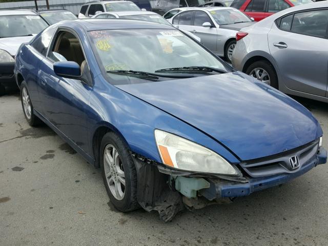 1HGCM72646A014144 - 2006 HONDA ACCORD EX BLUE photo 1