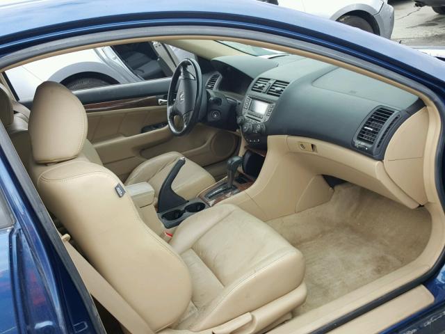 1HGCM72646A014144 - 2006 HONDA ACCORD EX BLUE photo 5