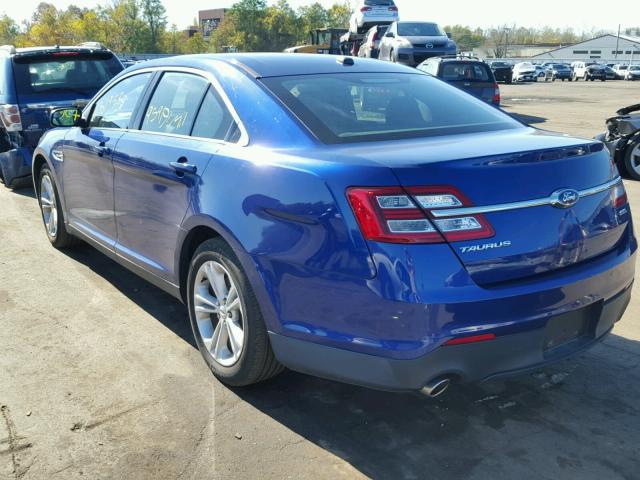 1FAHP2E87EG111609 - 2014 FORD TAURUS SEL BLUE photo 3