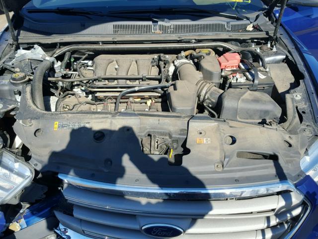 1FAHP2E87EG111609 - 2014 FORD TAURUS SEL BLUE photo 7