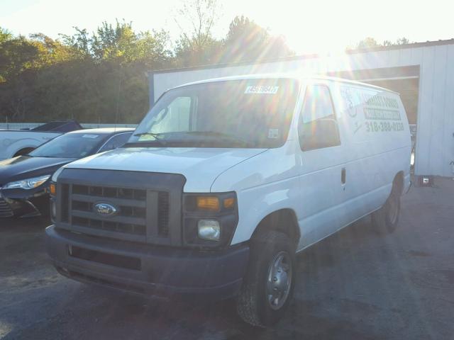 1FTNE1EW8DDA04290 - 2013 FORD ECONOLINE WHITE photo 2