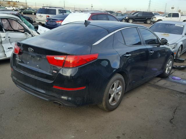 5XXGM4A71FG457574 - 2015 KIA OPTIMA LX BLACK photo 4