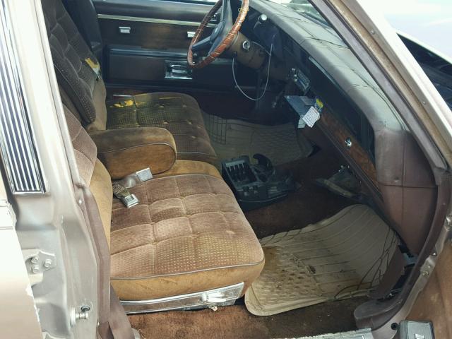 2G2AT69H4E9709670 - 1984 PONTIAC PARISIENNE BROWN photo 5