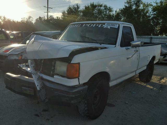 1FTEF15N2KNB32455 - 1989 FORD F150 WHITE photo 2