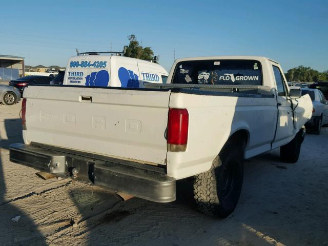 1FTEF15N2KNB32455 - 1989 FORD F150 WHITE photo 4