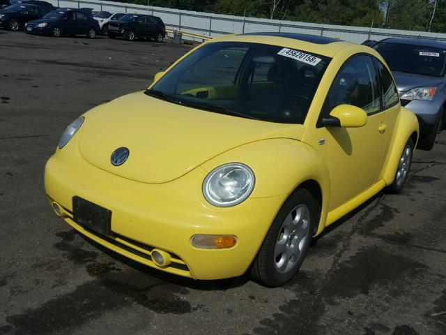 3VWCB21C52M406669 - 2002 VOLKSWAGEN NEW BEETLE Sarı foto 2